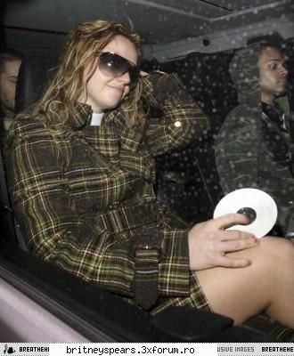 New DEMO in Brit's hand - Britney Spears holds a new demo of music while - Britney Spears