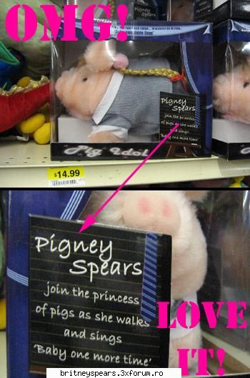 Pigney Spears...I Mean, Britney, I Mean, Pigney? Huh!? - LOL. So apparently there is a new - Britney Spears